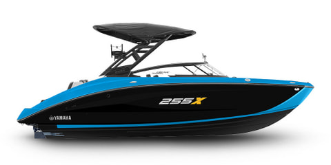 即納可！2023年モデル ラスト1台！ スポーツボート255XD！ 電動ウェイクブースターを採用！ カラーは人気のSapphire ！：画像