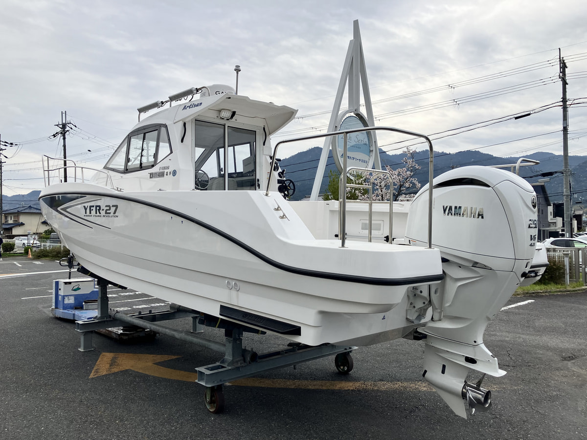 中古艇 2022年式 YFR27HMEX【新入荷】F250 最新ヘルムマスター& ホワイト船外機仕様 写真